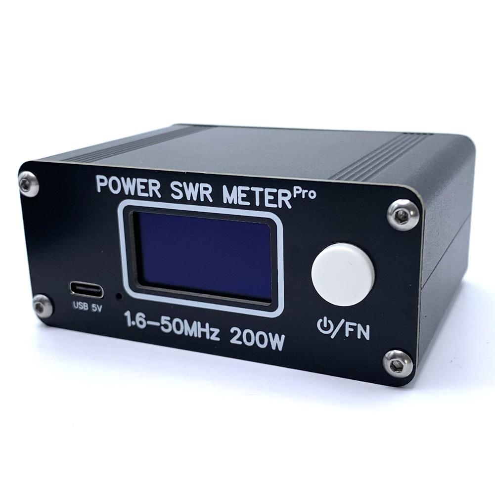 Max 200W SWR Meter 1.650MHz HF Frequency Band Shortwave Power Standing Waves Meter Digital Display