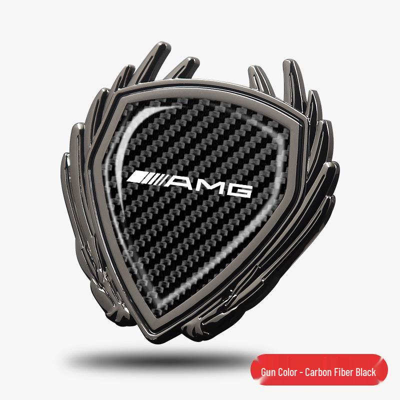 Mercedes GLC300L/GLC260L Metall Flügel Emblem Seitenfenster Aufkleber