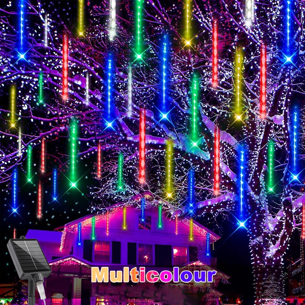 30/45CM Solar Meteor Shower Lights Waterproof LED Ambient Lights Outdoor Hanging Decoration Lighting for Tree Party Christmas