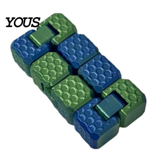 Student Party Favors 3D Printed Infinity Cube Fidget Toy, Articulated Folding Desk Toy for Adults, Sensory Toys Pocket-Sized Stress Relief Focus,