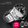 22mm Stal Nierdzewna Zakrzywiony Końcowy Pasek do Zegarka dla Casio Pasek MDV-106 Bransoleta MDV106 Swordfish MTP-1374 MTP-1375 Męski Pasek do Zegarka