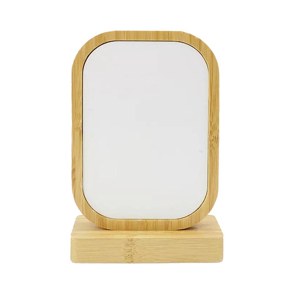 

Heart/Round/Oval/Square Shaped Magnetic Photo Frame Rotated Photo Display Rack Desk Decoration Oval