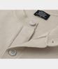 LETTERCOMO [Free Scarf] Essential Plain Round Knit Cardigan Cream
