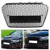 Black Front Bumper Grille Refit for RS Style Fits for A5 S5 B8.5 12 16 Car Modification