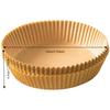 50/100 Pcs Heat Resistant Baking Paper Bowl Non-Stick Oil-Absorbing Paper Air Fryer Paper  Oven