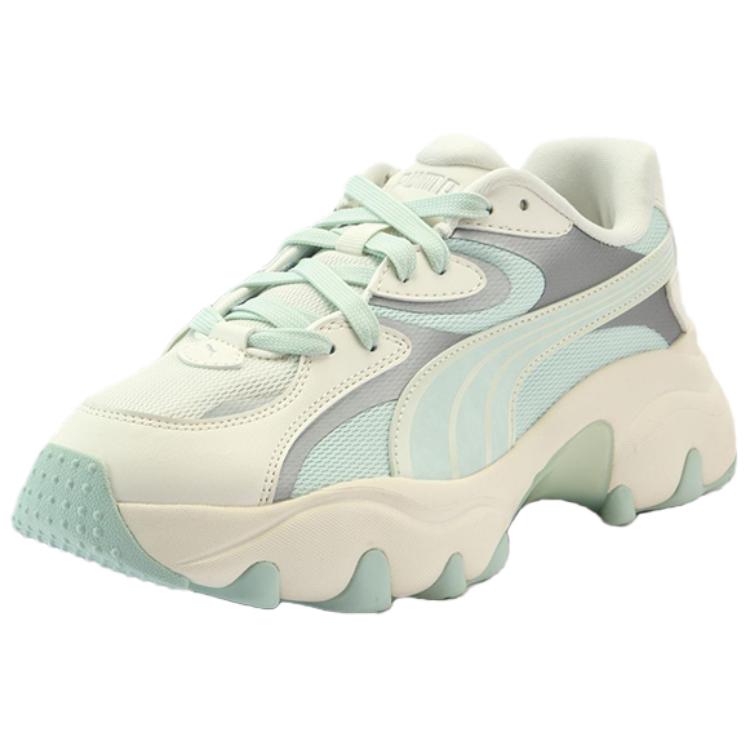 New PUMA Pulsar Low Top Chunky Sneakers Women's White 402154-01