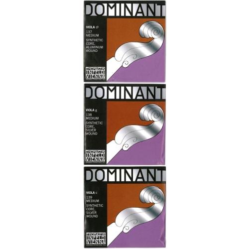 

THOMASTIK Dominant 4/4 Viola Strings, D, G, and C String Set
