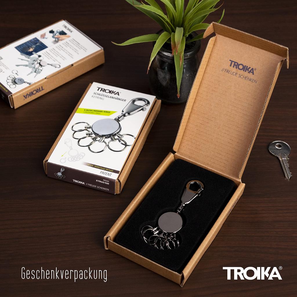 Troika Lakovaná gunmetalová šedá, TR-KYR60/GM