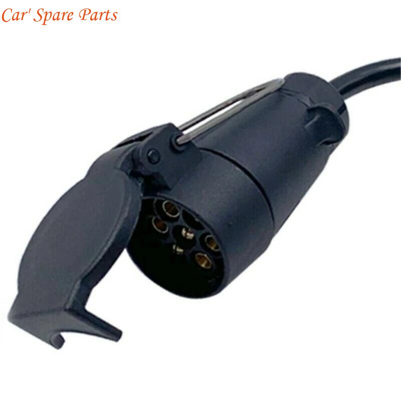 Y4UA Easy Installation US Vehicle 7Pin Blade Socket to EU 7Pin Connector Trailer Light to EU Trailer Light Converter