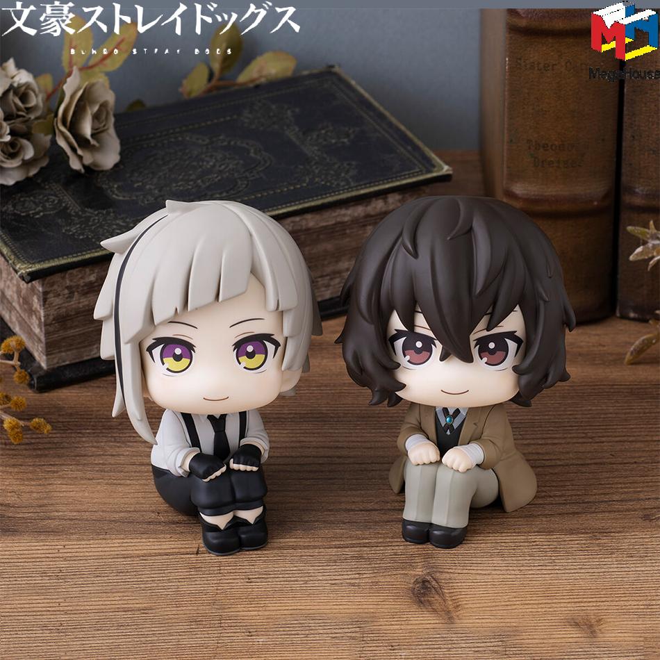 Look Up 10cm Bungou Stray Dogs Anime Figure Nakajima Atsushi Action Figure Q Version Dazai Osamu Figurine PVC Collection Toys