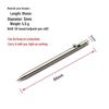Creative Titanium Mini Bolt-Action Keychain Pen - Portable Travel Ballpoint Signature Pen