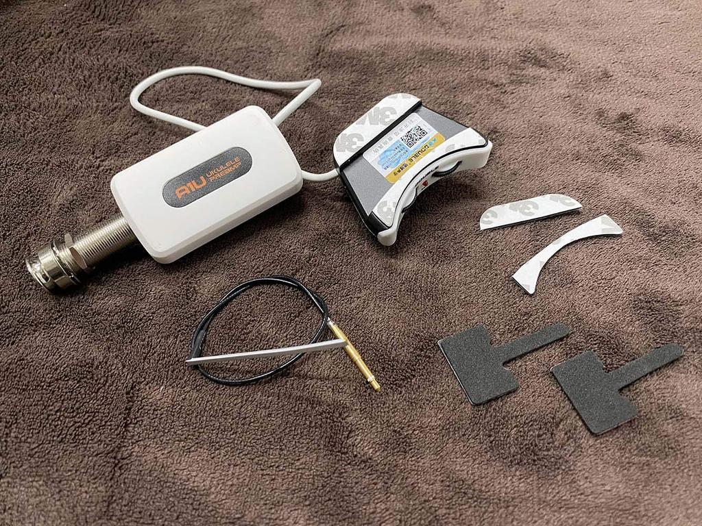 Dvojitý aktivní snímač pro ukulele Piezo typ Aktivní napájecí jack modul A1U