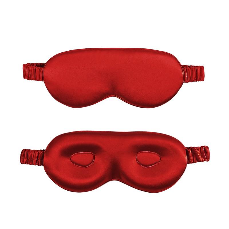 3D Silk Eye Mask Sleep Travel Relaxation Lightweight Comfortable Light Blocking Eyemask With Memory Foam Padding
