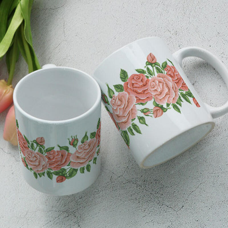 ci454-Design Mug 2p-Vintage Rose Line