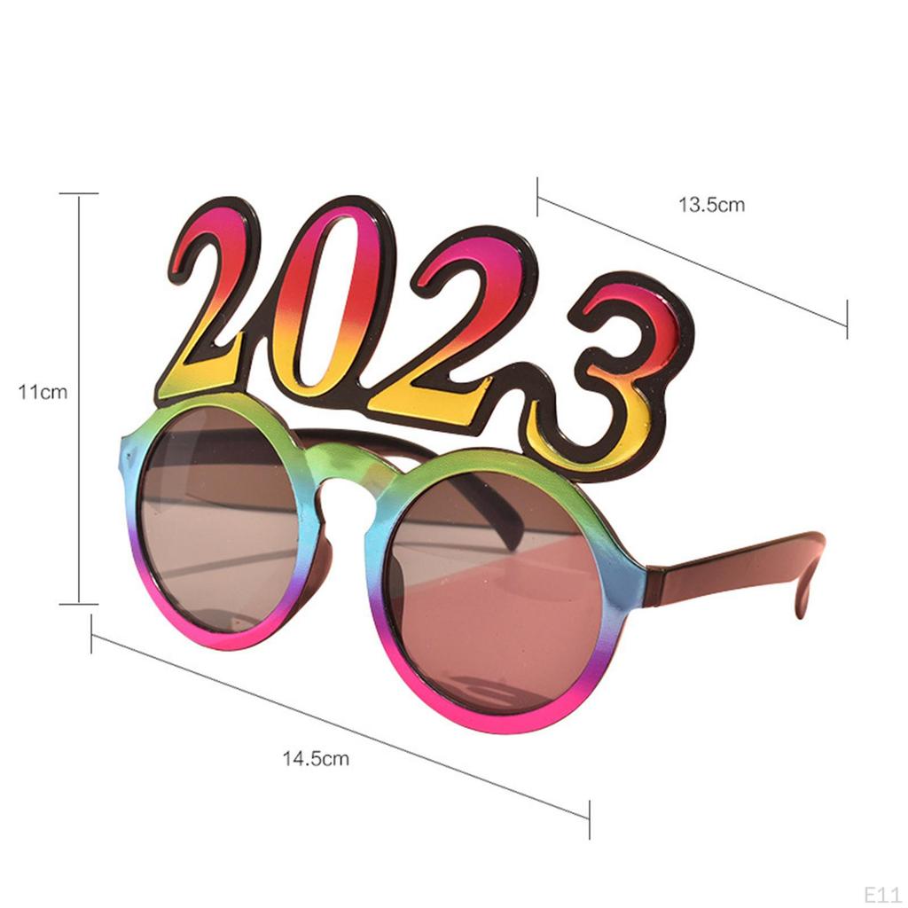 Funny Glasses,Eve Party Supplies Decorations Photo Prop,New Years Glasses for Celebration