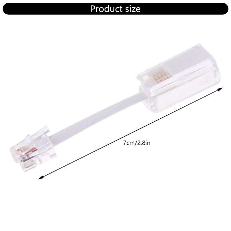 RJ9 Phone Line Detangler 4P4C Telephone Cord Untangler Durability PVC High Compatibility for Desk Phones