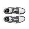 Air Jordan 1 Low Gris Hierro Negro Zapatillas para Hombre Blanco 553558-152