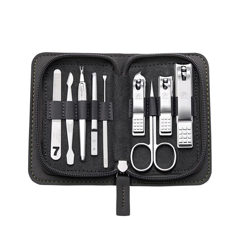 777 Men s Stainless Steel 9-Piece Nail Clipper Set