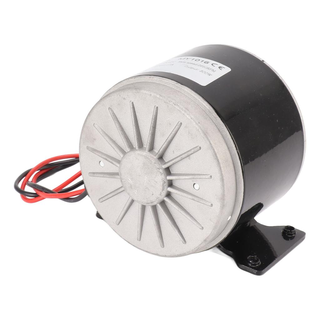 24V 300W Brushed Motor 2650RPM All Copper Coil Aluminum Alloy Brushed DC Motor for Electric Scooter Electric Bike