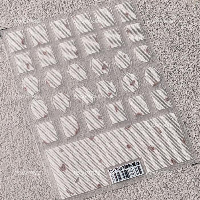 Retro White Lace Fabric Piece Bowknot English Letter Decorative Border Irregular Cloth Block Adhesive Nail Art Stickers Decals