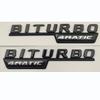 CUTRB1 1 Set Car Trunk 3D Badge Rear Sticker Logo For Mercedes Benz GLE43 AMG W167 W166 GLE43 Biturbo 4matic Logo Automotive Accessory