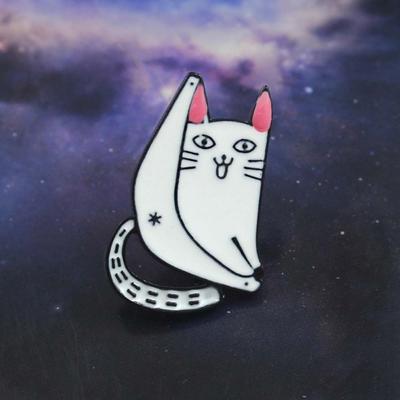 Gift for  Gift For Women Men Lapel Pin Long Tail Kitten Badge Pin Enamel Pin Lapel Brooch Brooches Pin Cat Brooch