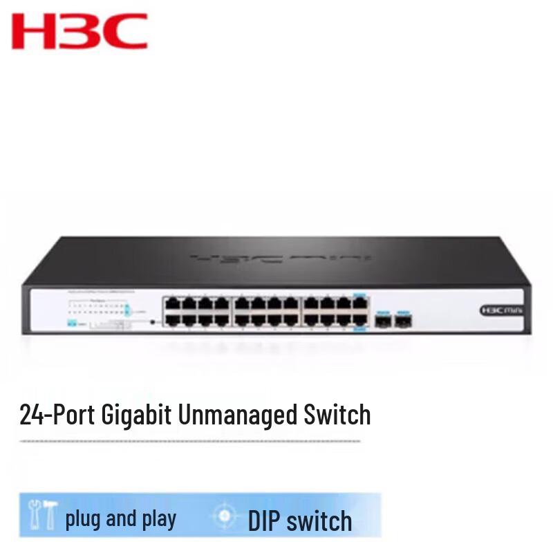 

H3C S1326F-E 24-Port Gigabit Cloud Managed Switch