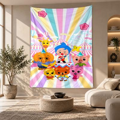 Decorative Tapestry,El Payaso Plim Plim Printed Wall Art, Lightweight Wall Hanging For Bedroom Background