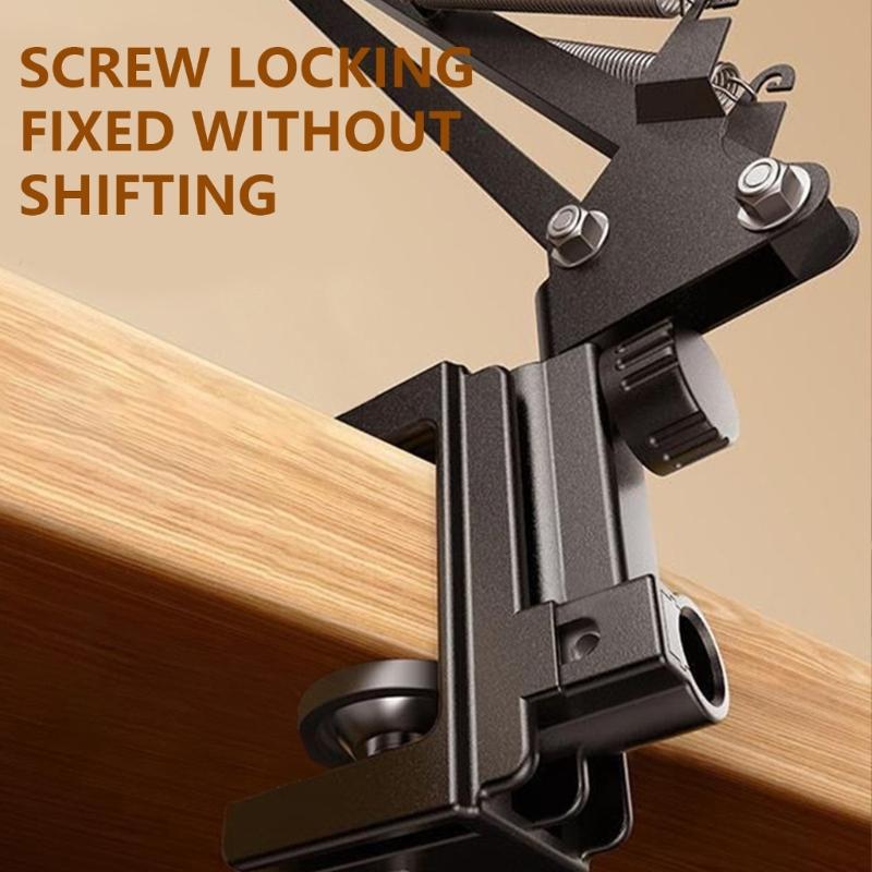 Universal Rotating Cellphone Tablet Holder Lazy Bracket for Video Watch Angle Adjustable Support Stand for Desktop Bed