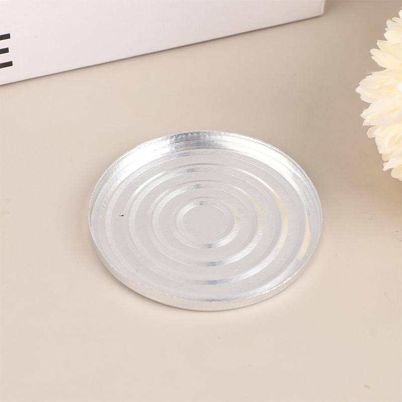 Reusable Empty Single Black Circular Highlight Box Blush Shadow Powder Box With Mirror Aluminum Pan Inside Diameter 59Mm