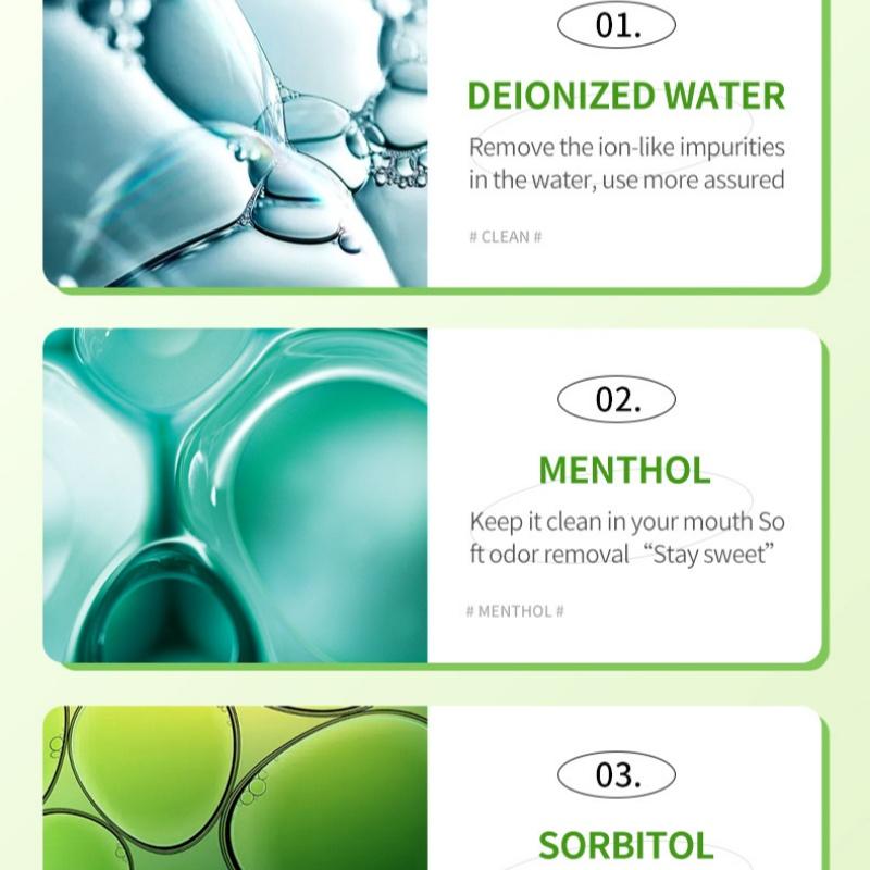 20 Palillos de Enjuague Bucal Sabor Melocotón de 10 ml, Limpian los Dientes, Refrescan el Aliento, Reducen el Mal Olor, Diseño en Paquete Individual, Higiénico y Fácil de Transportar