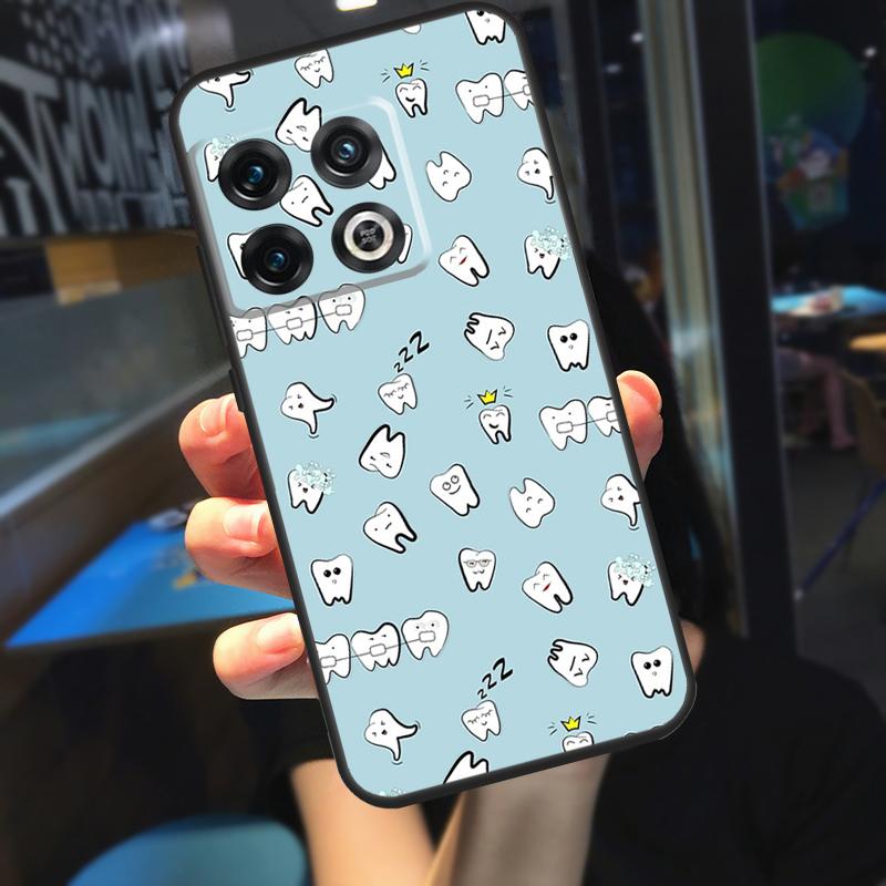 Dentist Dental Tooth Funda For OnePlus 12 12R 13 R 11 9 10 Pro 8T 9RT 10T OnePlus Nord N20 N30 CE 4 2 3 Lite Case