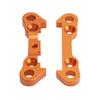 2 Pcs Metal Front Lower Arm Fixed Block Plate Connecting Plates Orange for ZD Racing 1/7 DBX07 EX 07 RC Car