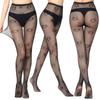 Butterfly and Love Heart Patterned Fishnets Leggings Plus Size Lace Tights  for Women