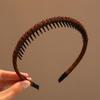 Korean Kids' Anti-slip Hair Tamer Headband with Teeth - Cute Flyaway Hair Accessory