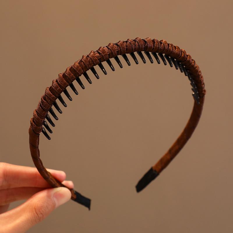 Korean Kids' Anti-slip Hair Tamer Headband with Teeth - Cute Flyaway Hair Accessory