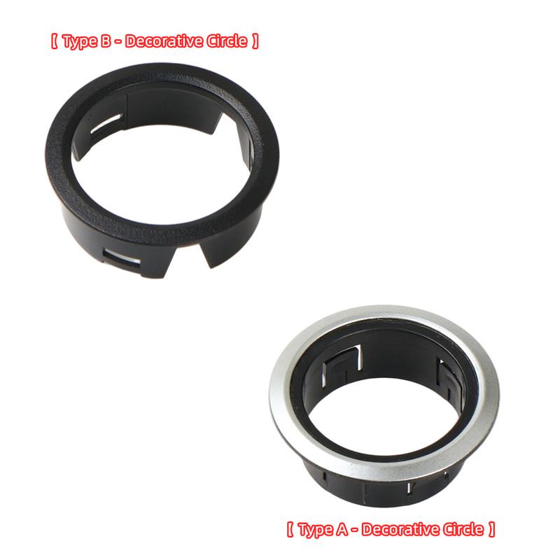 Car Engine Start Stop Button Frame Circle For Mercedes Benz W205 W253 W447 W156 W222 W176 W117 Auto Dashboard Trim Ring Bezel