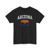 Arizona Flag Sunset Summer Unisex Cotton T‑Shirt