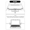 Aluminum Anti Theft Laptop Display Stand With Security Lock and Key Laptop Holder Bracket Tablet PC Holder Accessories