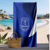 Everton Fußball Druck Strandtuch, Großes Weiches Schnelltrocknendes Handtuch für Strand Camping Schwimmen
