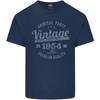 Vintage Year 72nd Birthday 1954 Mens Cotton T-Shirt Tee Top