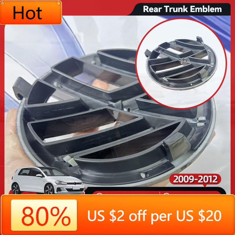 SRWFQ1 GOLF 4 5 6 7 For VW VOLKSWAGEN 2026 New 2pcs Replacement 135mm Car Front Grill Emblem or 110mm Rear Trunk Lid Car Badge Logo for