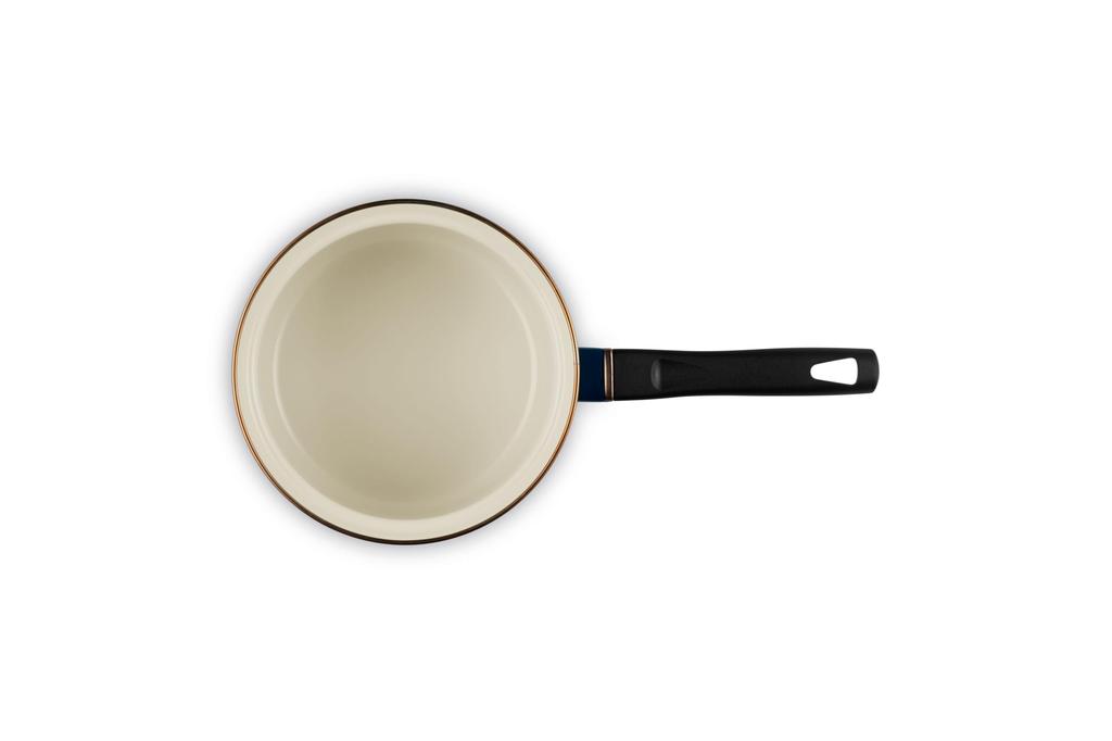 LE CREUSET EOS Enamel Agave Gold Gas and Induction Compatible Japanese Saucepan, 16cm, Design, Knob, [Official Product]