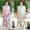 Mom's Summer Short Sleeve Dress: 2026 Slimming, Concealing Chinese Style for Middle-Aged & Elderly Women