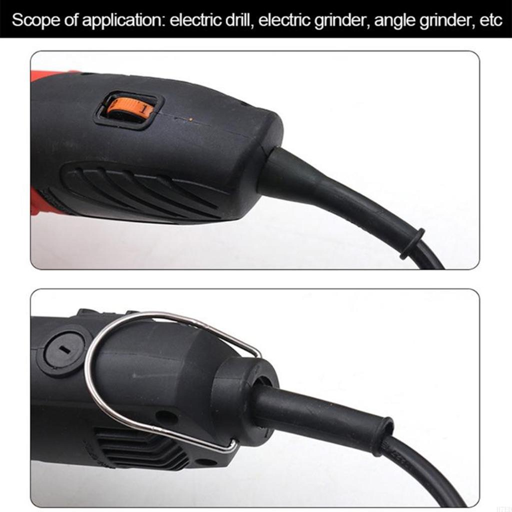 Angle Grinder Cord Protection Sleeve Strain Relief Cable Sleeve Grinder Cord Protector for Electric Hedge Trimmer Heat Gun