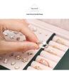 Triple-Layer Leather Jewelry Box with Mirror and Lock for Earrings