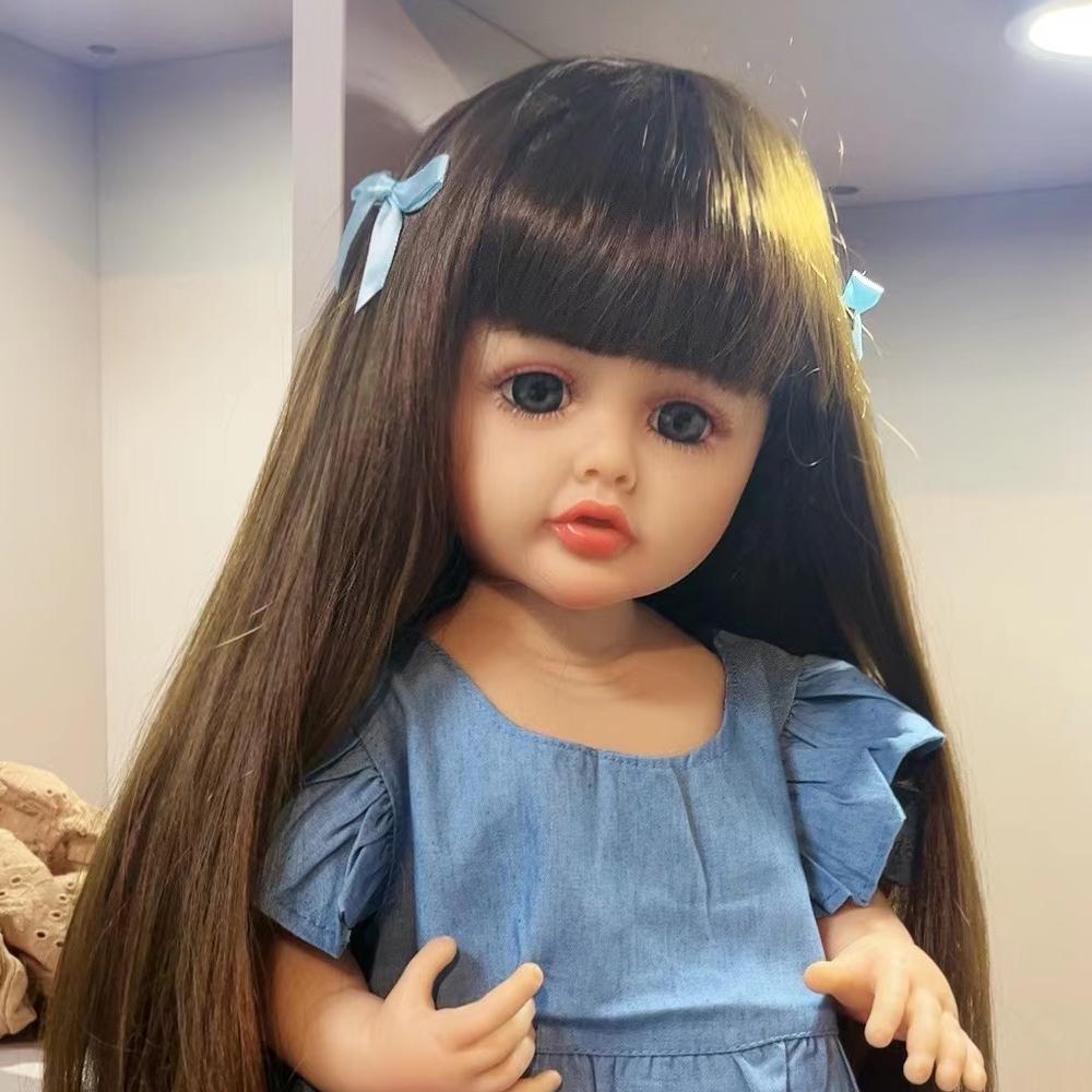 Reborn Baby Girl Dolls Made of KEIUMI 55 Cm Full Silicone Vinyl Realistic Princess Bebe Newborn Doll Toy Birthday XMAS Gift