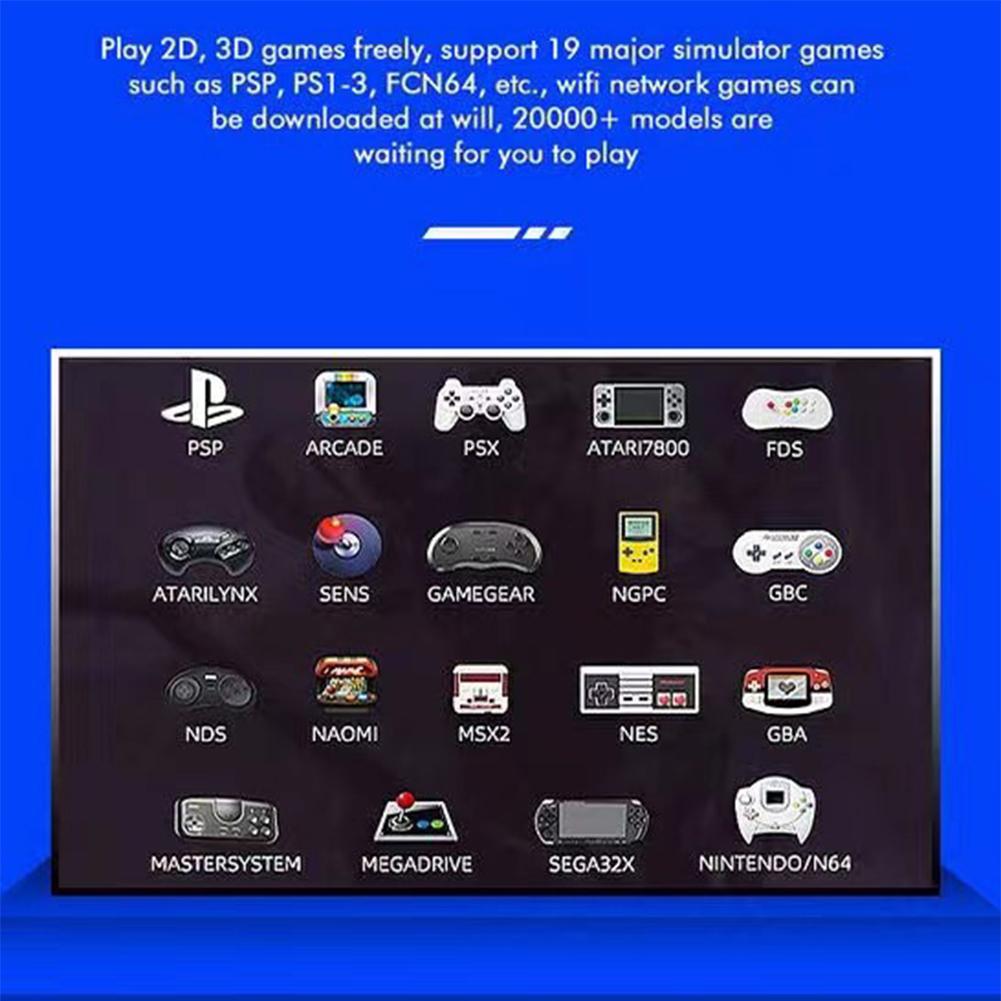 M16 Game Stick 4K Video Game Console TV HD 64GB 15000+ Games 2.4G Double Wireless Controller HDMI-Compatible 25 Emulators