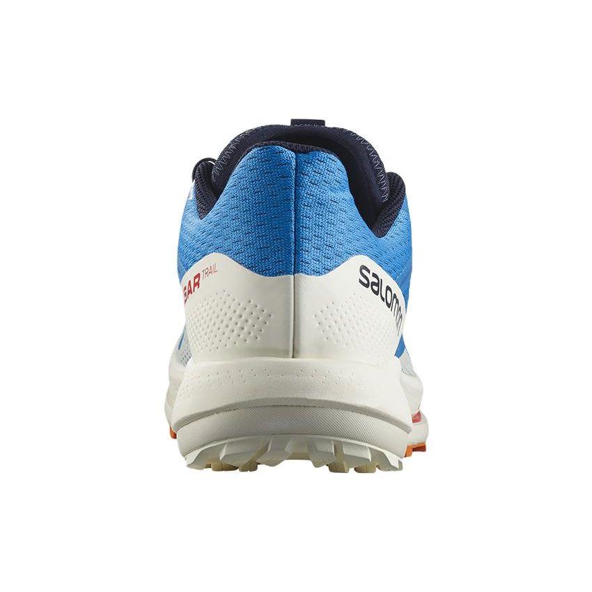 SALOMON Pulsar Trail Comfortable Versatile Fabric Shock Absorption Non-Slip Balance Low-Top Running Shoes Men Sneaker Blue White 417498
