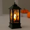 Halloween LED Electronic Pagoda Candle Light, Pumpkin Witch Skeleton Owl Decor for Home Party Desktop Mood Atmosphere, Cute Festival Gift Ornaments